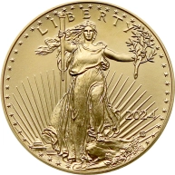 Zlatá investiční mince American Eagle 1/2 Oz 
