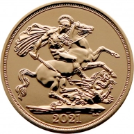  Zlatá investiční mince Sovereign Královna Alžběta II.