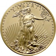 Zlatá investiční mince American Eagle 1/4 Oz Typ 1