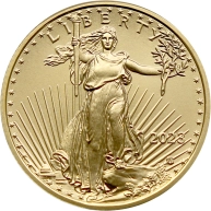 Zlatá investiční mince American Eagle 1/4 Oz