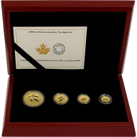 Maple Leaf Sada zlatých mincí 2015 Proof