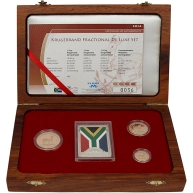 Krugerrand 2014 Výroční sada zlatých mincí 20 let Demokracie Proof