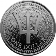 Stříbrná investiční mince Trojzubec Barbadosu 1 Oz 