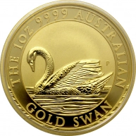 Zlatá investiční mince Australian Swan 1 Oz 2017