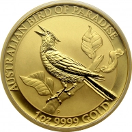 Zlatá investiční mince Australian Bird of Paradise 1 Oz 2019