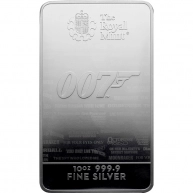 311g The Royal Mint - James Bond 007 Investiční stříbrný slitek