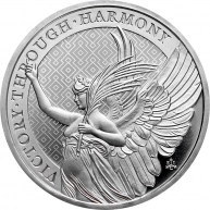 Stříbrná investiční mince The Queen's Virtues - Victory 1 Oz 2021