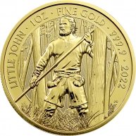 Zlatá investiční mince Mýty a legendy - Malý John 1 Oz 2022
