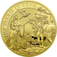 Zlatá mince The Faerie Queene - Una & Redcrosse 1 Oz 2022 Proof