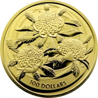 Zlatá investiční mince Wildflowers of Australia - Waratah 1 Oz 2022