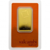 31,1 g Valcambi SA Švýcarsko Investiční zlatý slitek