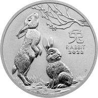 Stříbrná investiční mince Year of the Rabbit Rok Králíka Lunární 1 Oz 2023