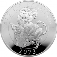 Stříbrná mince 5 Oz Yale of Beaufort 2023 Proof