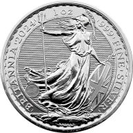 Stříbrná investiční mince Britannia 1 Oz Král Karel III.