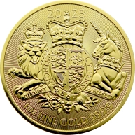 Zlatá investiční mince Royal Arms 1 Oz 2023