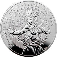Stříbrná investiční mince Mýty a legendy - Morgana 1 Oz 2024