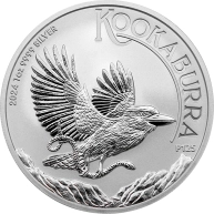 Stříbrná investiční mince Kookaburra Ledňáček 1 Oz 2024