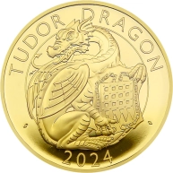 Zlatá mince The Tudor Dragon 1 Oz 2024 Proof