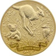 Zlatá investiční mince 125 let Perth Mint 1 Oz 2024