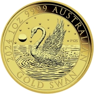 Zlatá investiční mince Australian Swan 1 Oz 2024