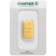 250g C.Hafner Německo Investiční zlatý slitek
