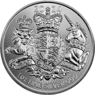 Stříbrná investiční mince Royal Arms 1 Oz 2024
