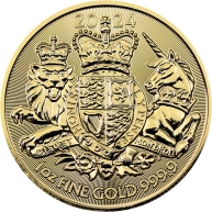 Zlatá investiční mince Royal Arms 1 Oz 2024